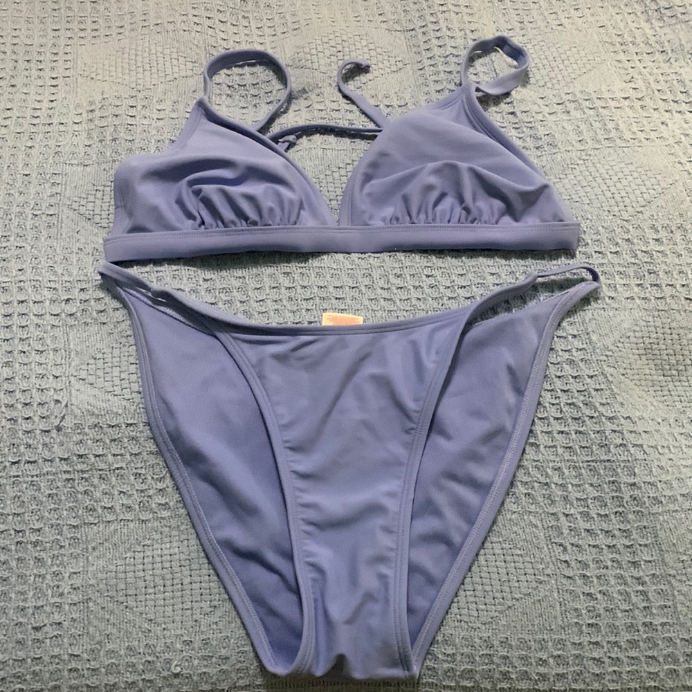 Blue bikini
